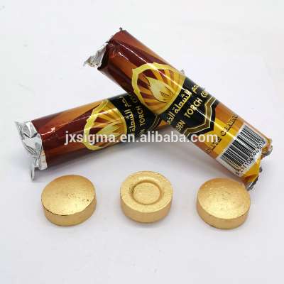 HIGH QUALITY GOLDEN TORCH COAL 80PCS/box SHISHA CHARCOAL